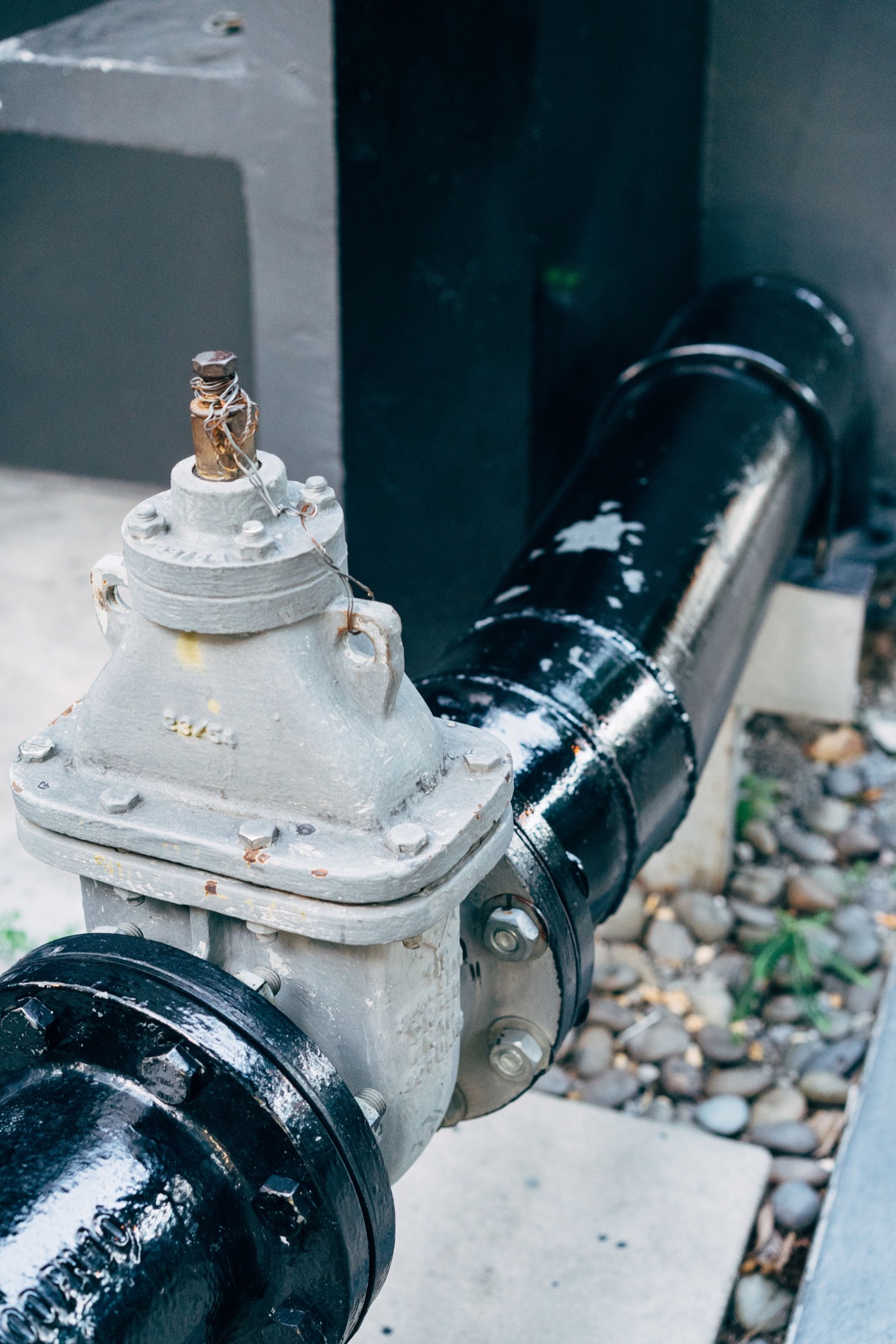 Valve infrastructure closeup